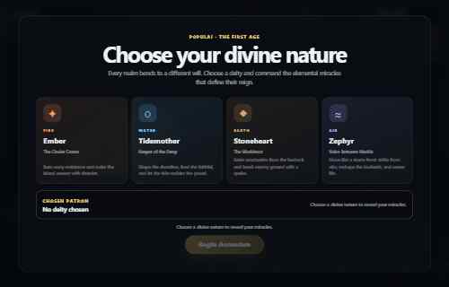 PopulAI screenshot